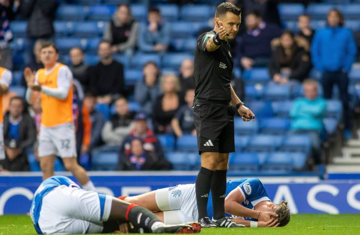 Empty seats at Ibrox