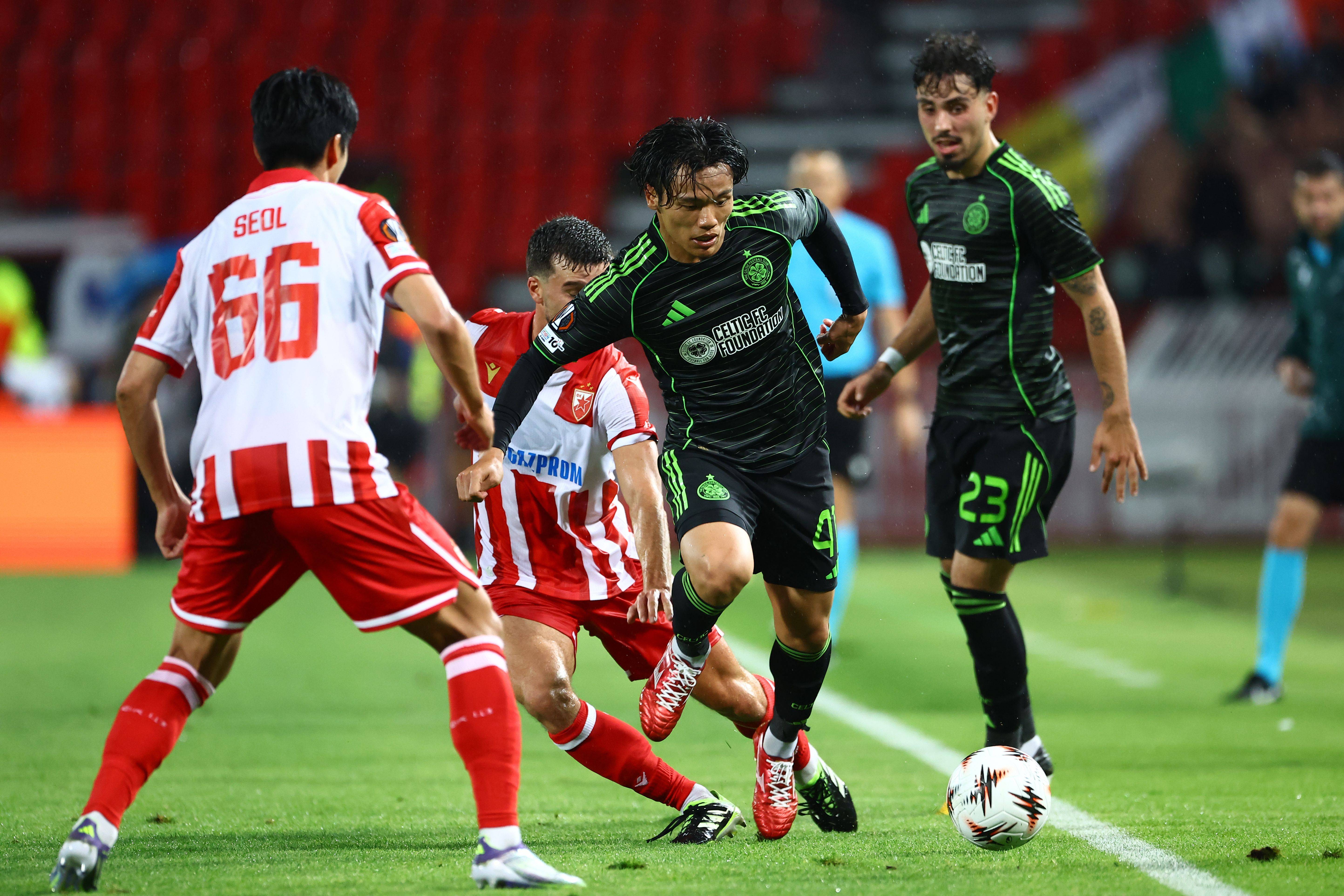 Reo Hatate of Celtic