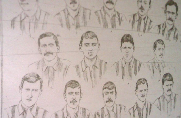 The Celtic team Lin-up, 1894/95 season