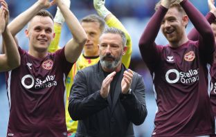 Hearts manager Derek McInnes