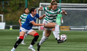 Aislin Streicek in action for Celtic