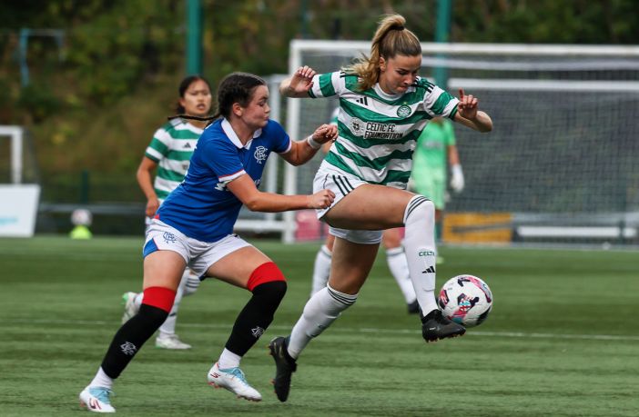 Aislin Streicek in action for Celtic