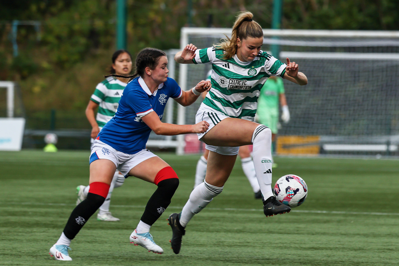 Aislin Streicek in action for Celtic 