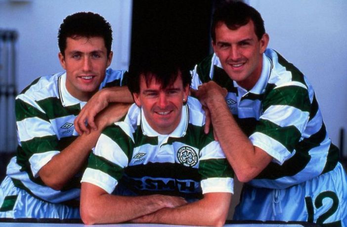 John Collins, Charlie Nicholas and Martin Hayes sign for Celtic