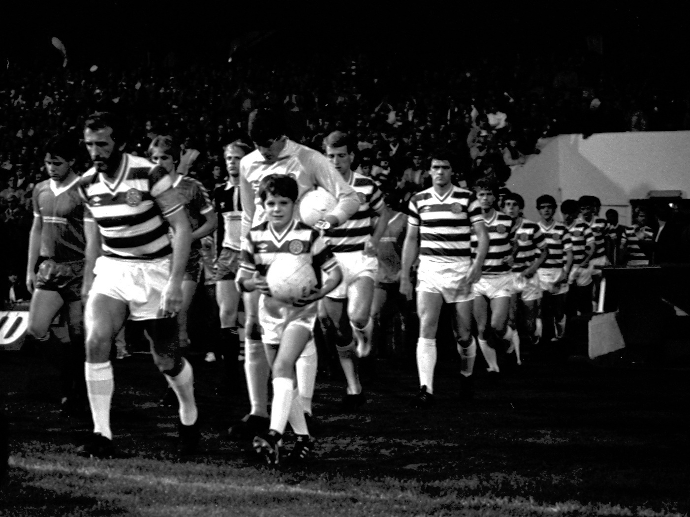 Celtic v Aarhus, UEFA Cup. 14 September 1983. 