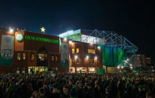 Celtic Fans Collective protest at Celtic Park