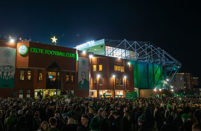 Celtic Fans Collective protest at Celtic Park