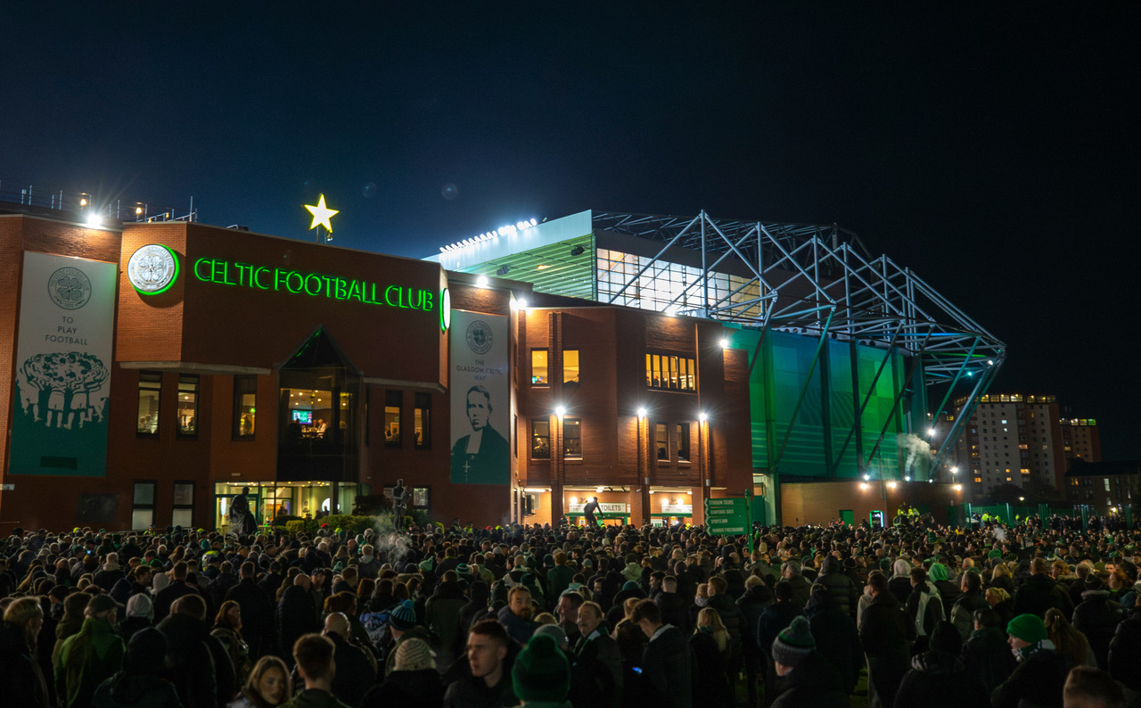 Celtic Fans Collective protest at Celtic Park