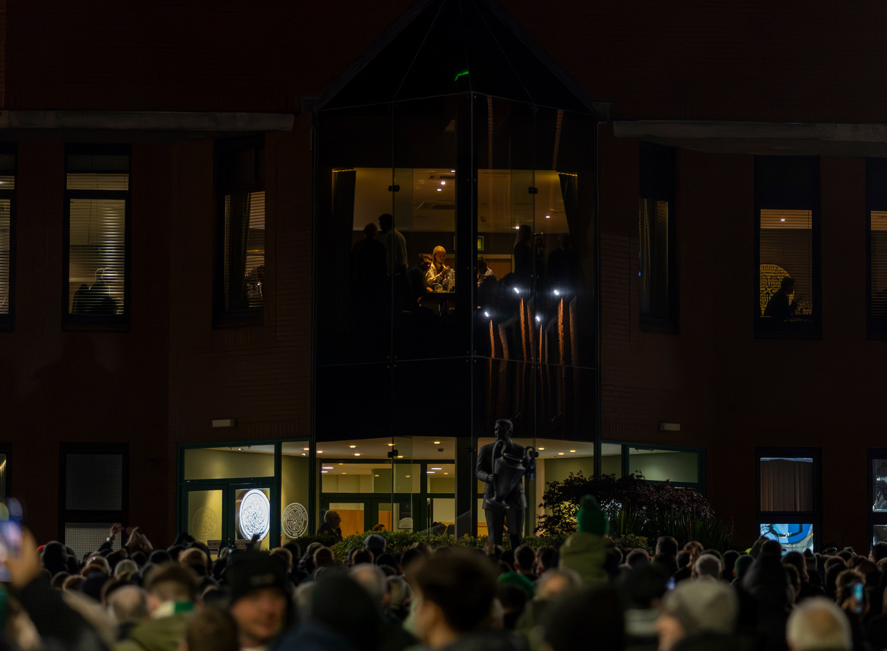 Celtic Fans Collective protest at Celtic Park