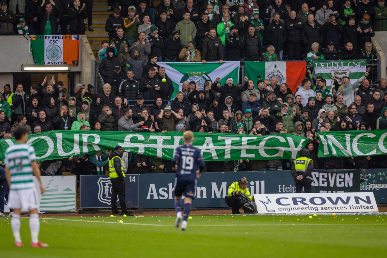 Fan Protest at Dens Park