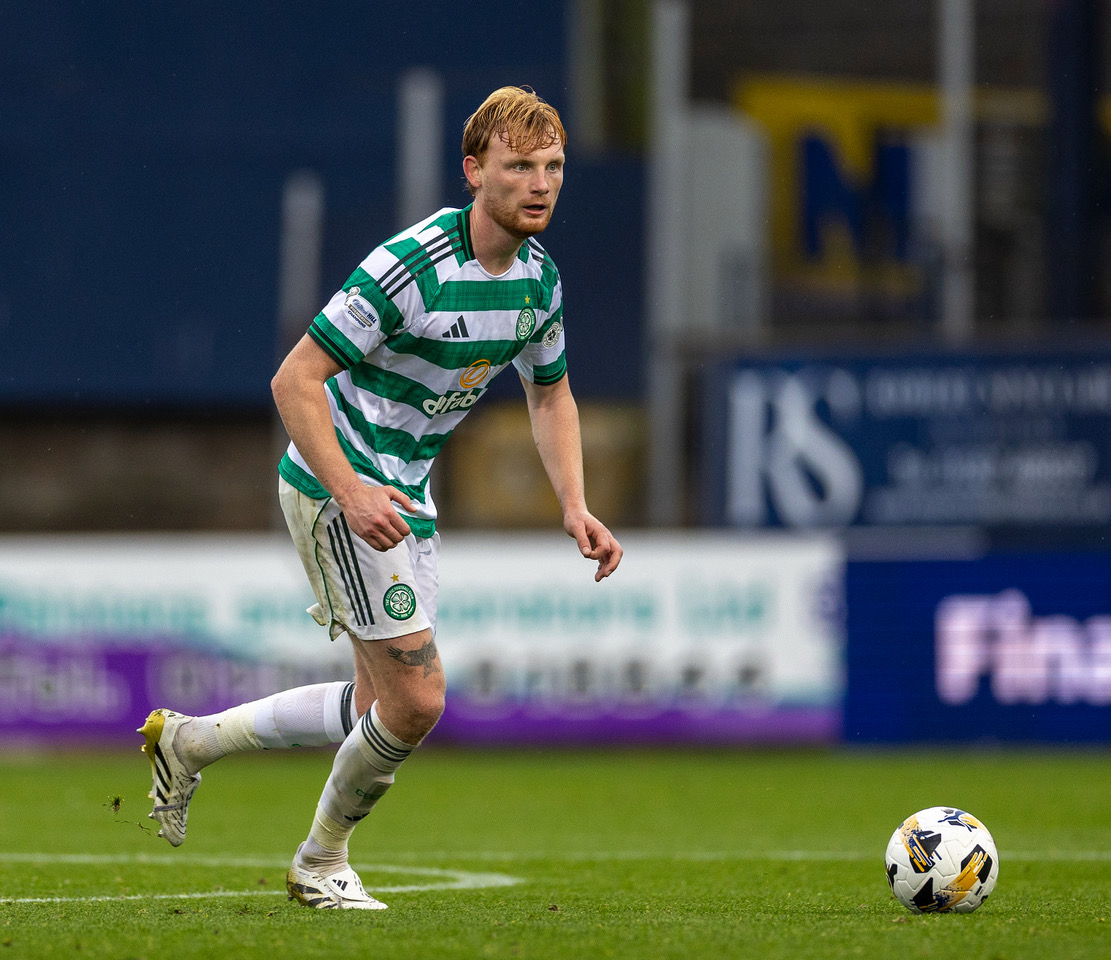 Liam Scales on the ball as usual