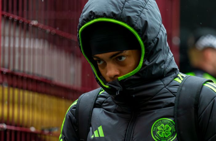 Jahmai Simpson-Pusey arrives at Tynecastle