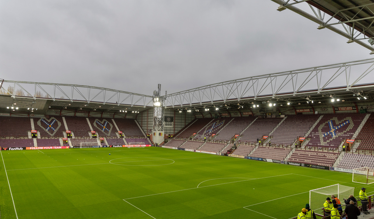 Tynecastle ahead of kick-off
