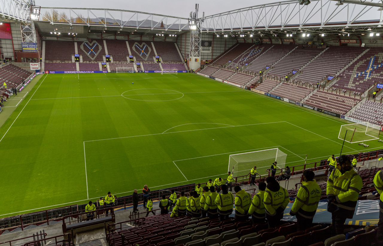 Tynecastle ahead of kick-off