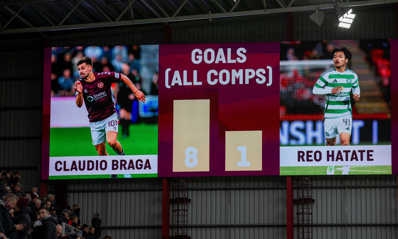 Big screen at Tynecastle