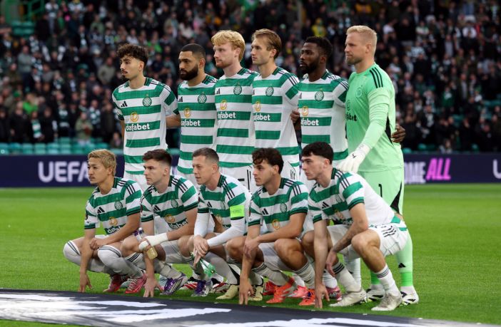 Celtic line-up v Sporting Braga