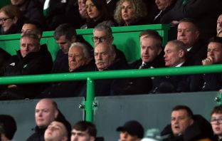 Peter Lawwell, Dermot Desmond, Michael Nicholson and Chris McKay