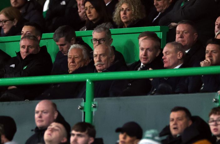 Peter Lawwell, Dermot Desmond, Michael Nicholson and Chris McKay