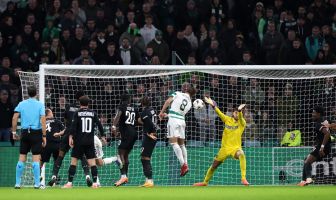 Benjamin Nygren of Celtic scores