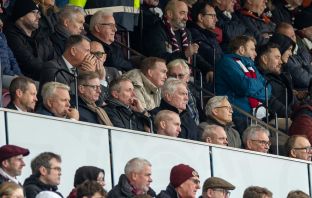 The Celtic Board at Tynecastle