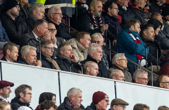 The Celtic Board at Tynecastle