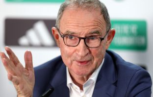 Martin O'Neill at Celtic Park