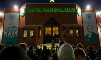 Celtic Fans Collective protest at Celtic Park