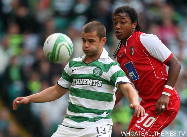 Shaun Maloney, Celtic v Sporting Braga, 2010