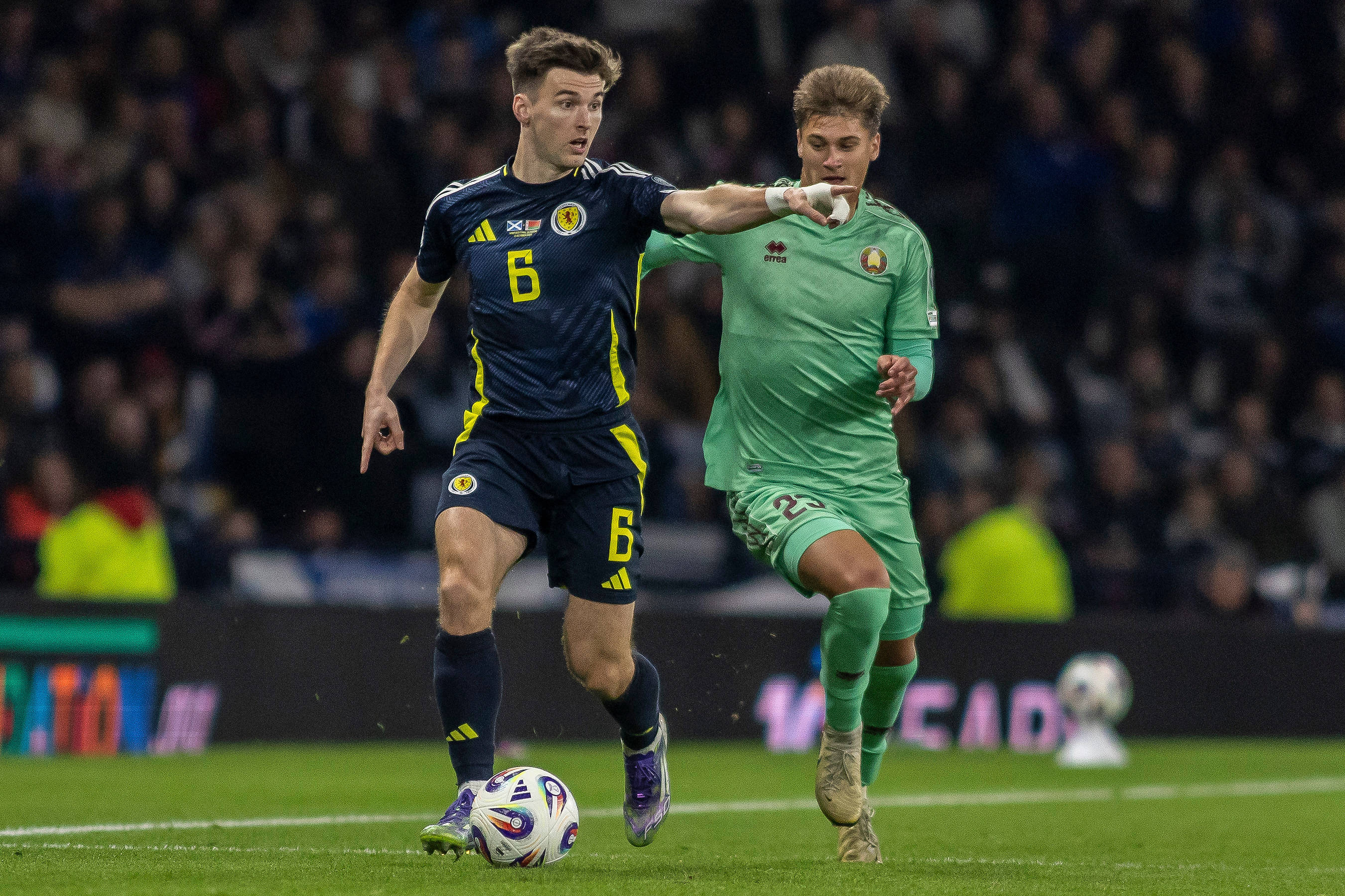 Kieran Tierney of Scotland 