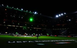 Celtic Park under the lights
