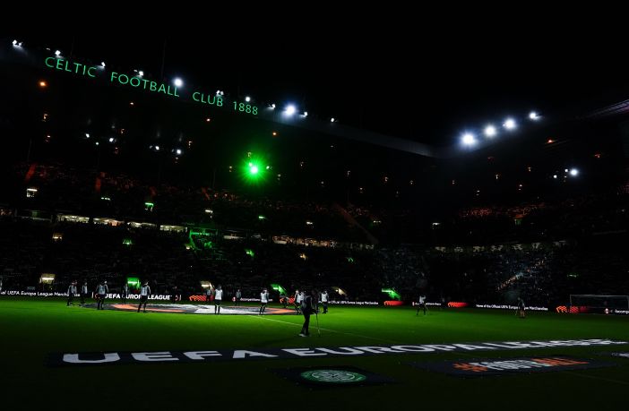 Celtic Park under the lights