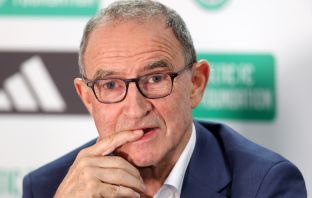 Martin O'Neill at Celtic Park