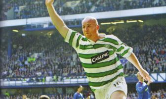 John Hartson scores the winner