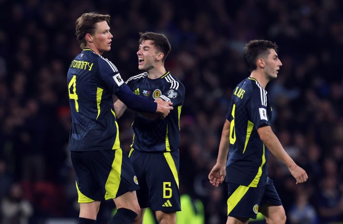 Scott McTominay of Scotland celebrates