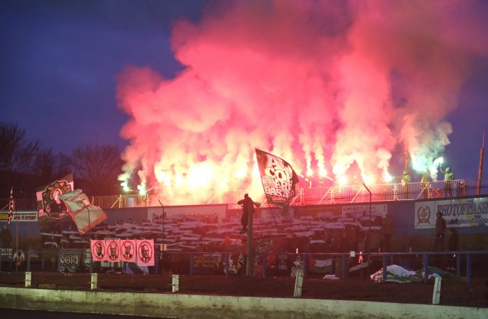 Celtic Ultras at Cowdenbeath v Celtic B