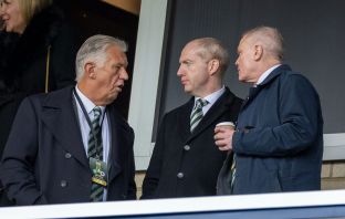 Peter Lawwell, Michael Nicholson and Chris McKay