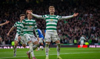 Callum Osmand celebrates.