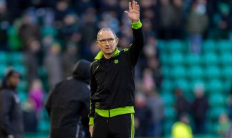 Martin O'Neill at Easter Road, Sunday 30 November 2025. Hibs v Celtic