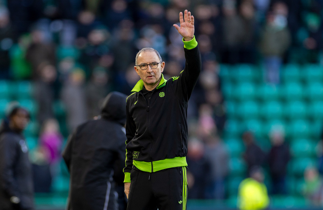Martin O'Neill at Easter Road, Sunday 30 November 2025. Hibs v Celtic