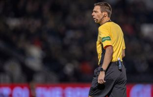 Referee Kevin Clancy