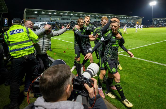 Callum McGregor celebrates