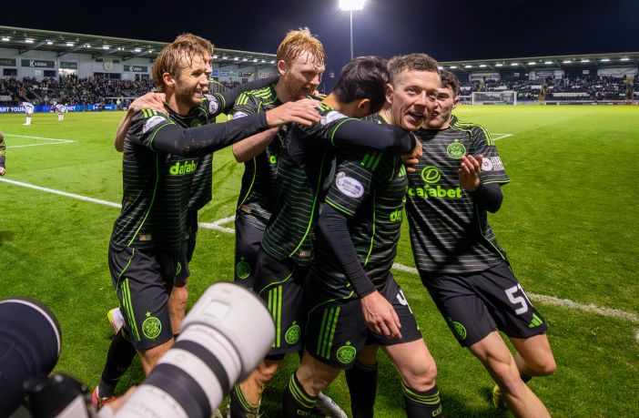 Callum McGregor celebrates