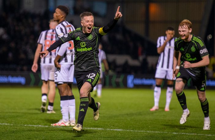 Callum McGregor celebrates