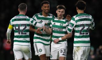 Auston Trusty congratulates KT