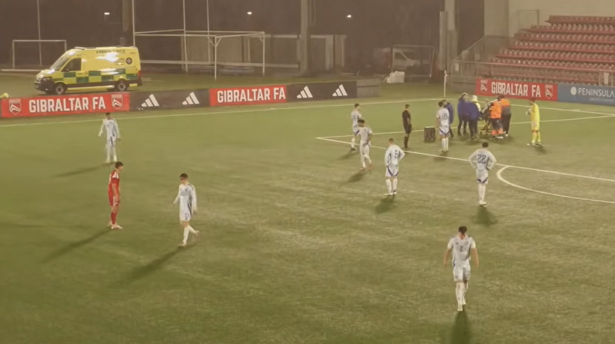 Colby Donovan is injured. Photo Scottish FA