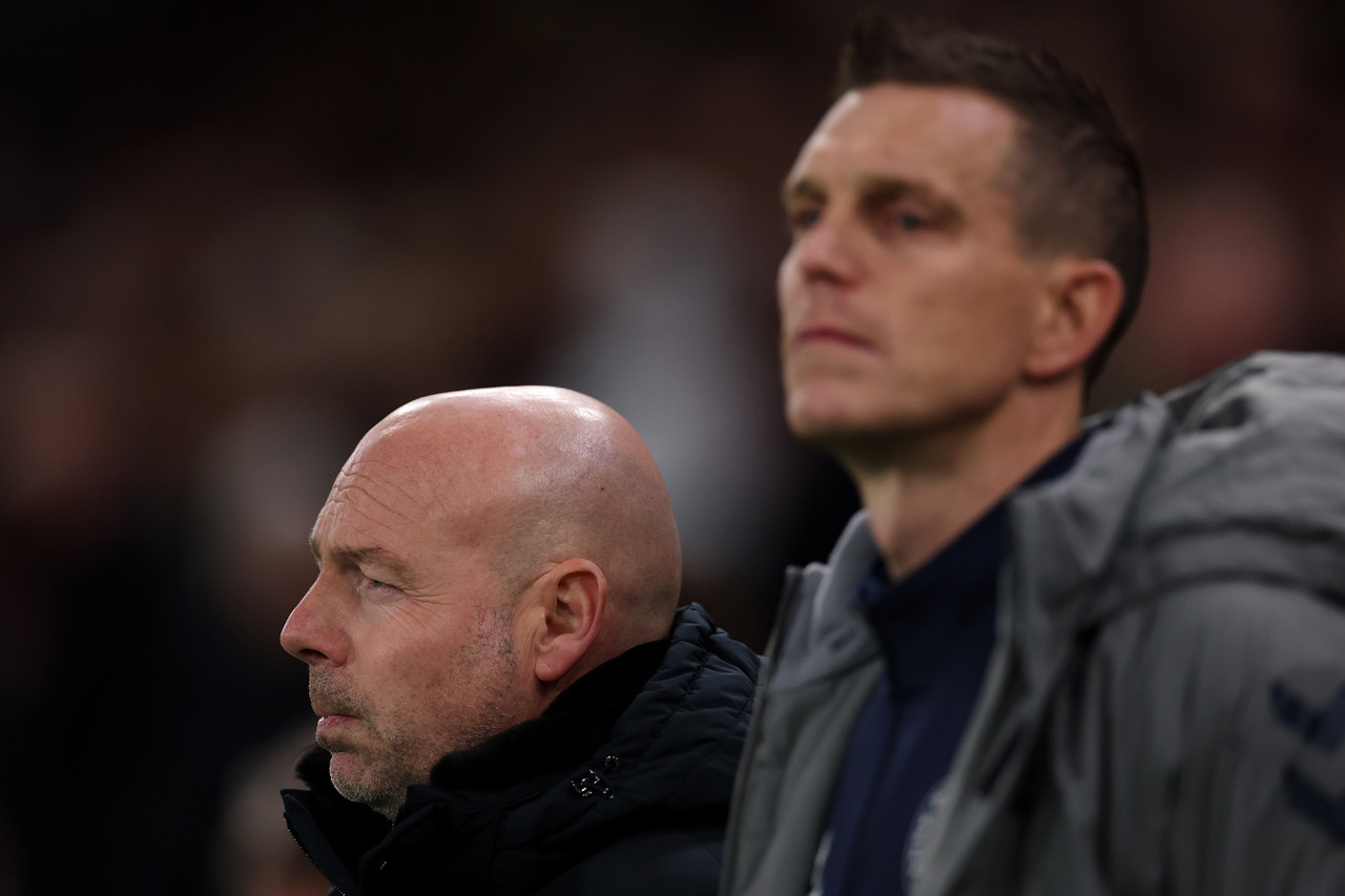 Brian Riemer, Manager and Daniel Agger, Coach of Denmark