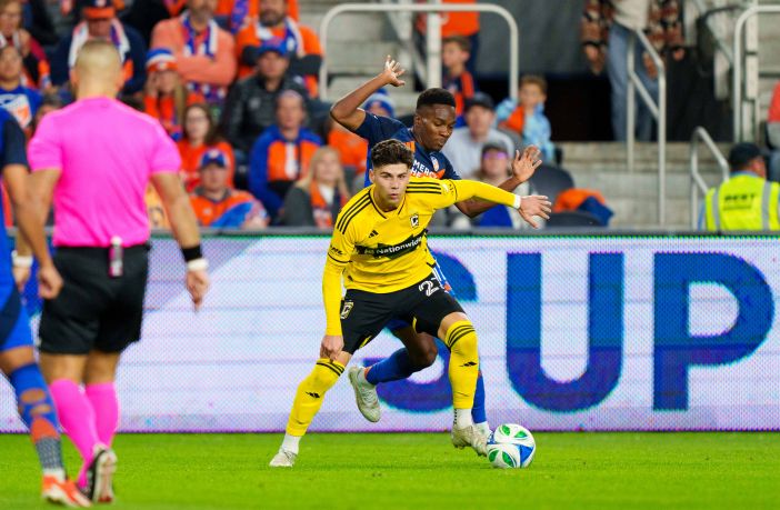 Max Arfsten of Columbus Crew
