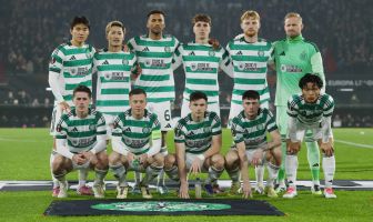 Celtic team lineup versus Feyenoord