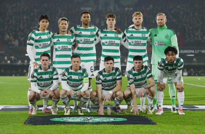 Celtic team lineup versus Feyenoord