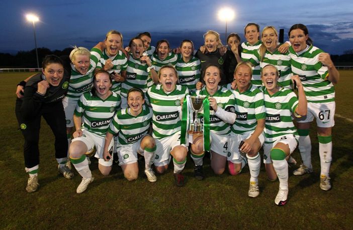 Celtic FC Women, League Cup winners in 2010.